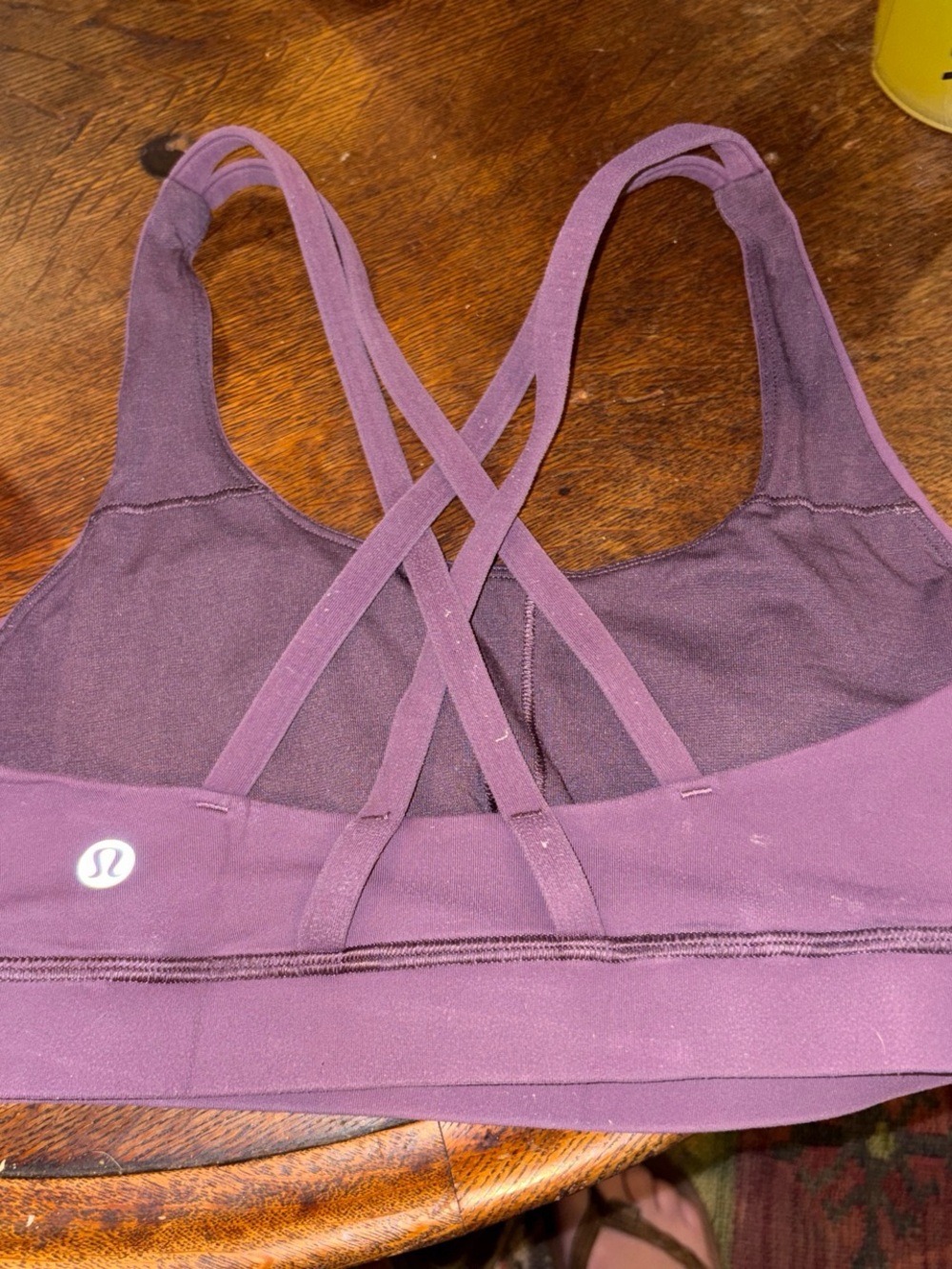 lululemon athletica Plum Crisscross Strappy Sports Bra